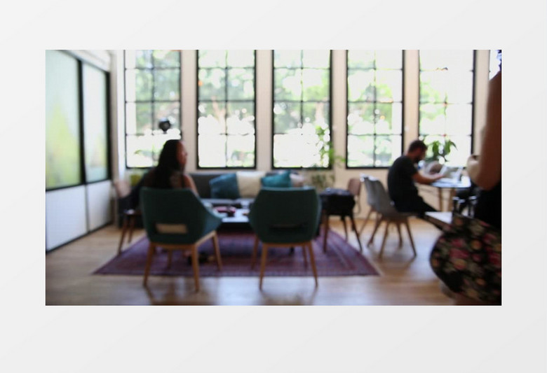 办公室工作实拍视频素材