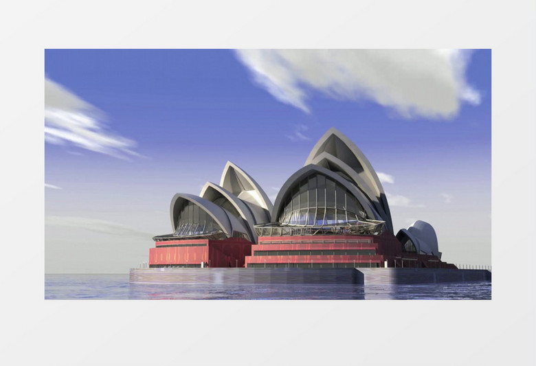 澳大利亚歌剧院日出日落时间流逝视频素材