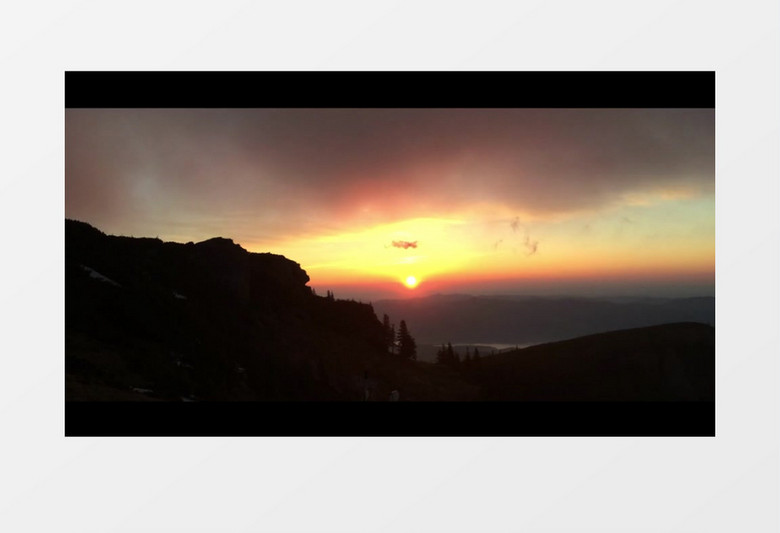 高清航拍户外森林河流海洋日出景观实拍视频素材