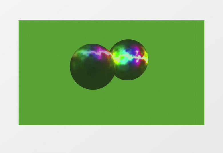 3D彩色圆球旋转动画模型视频素材