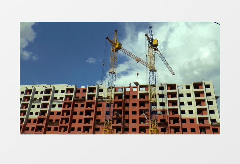 房地产开发商开发城市规划实拍视频素材