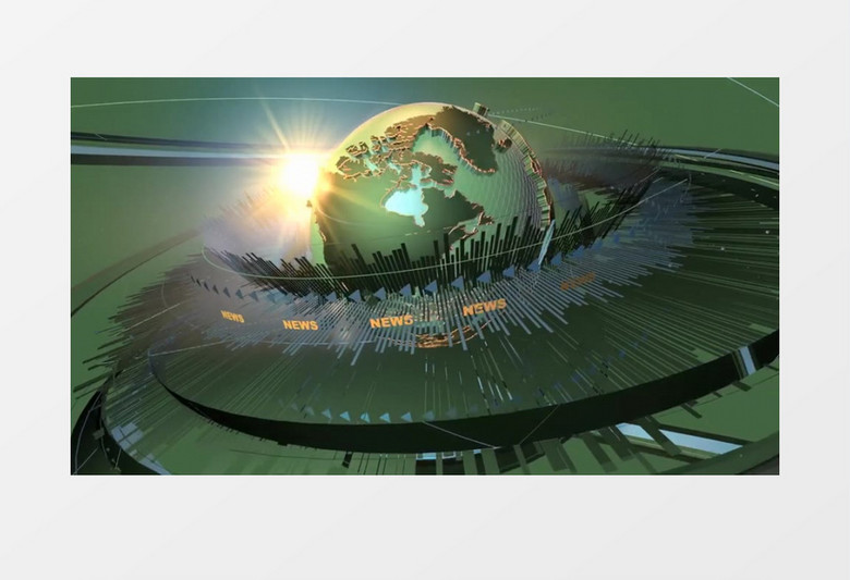 3D动画模型互联网旋转视频素材