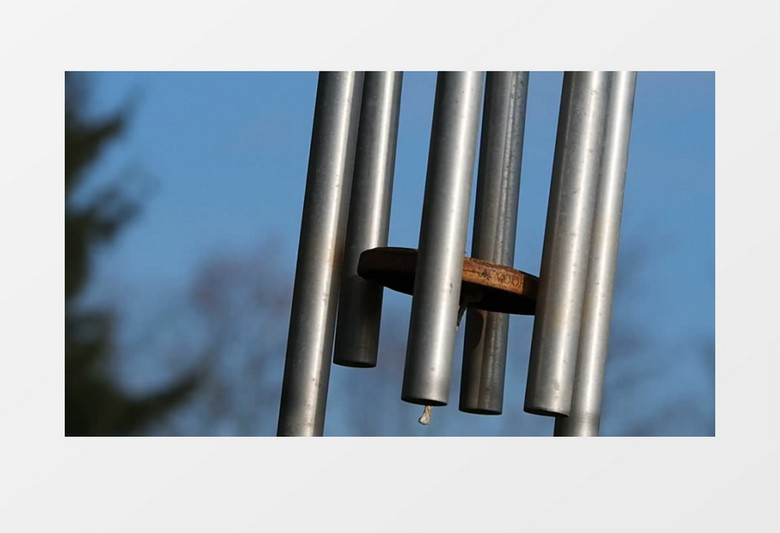 风铃吊坠近距离高清实拍视频素材