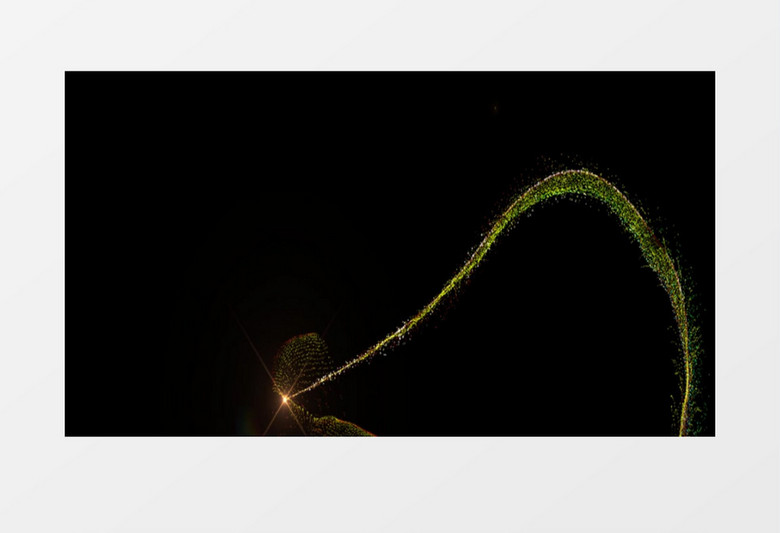 神奇漩涡闪闪发光粒子视频素材