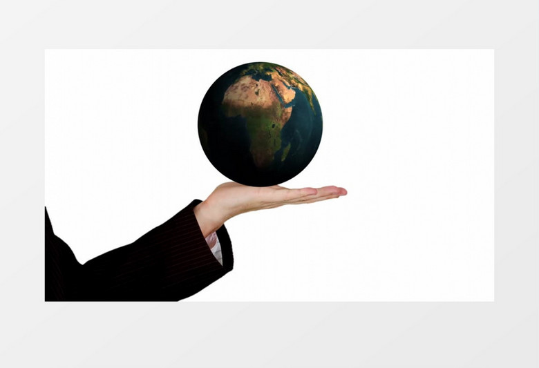 动态地球模拟全球各地地图视频素材