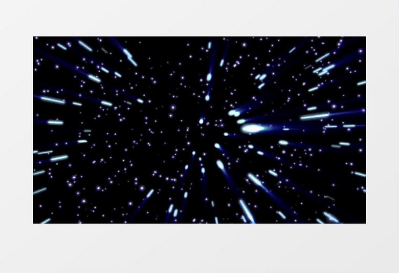 3D真实感宇宙空间源源不断粒子运动明亮炫目视频素材