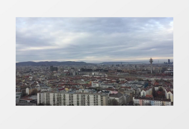 高清远景拍摄国家城市景观实拍视频