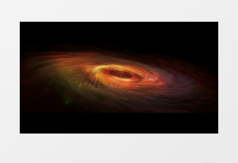 宇宙引力黑洞螺旋状盘旋视频素材