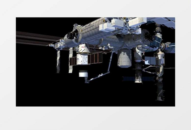 卫星站里面机器人运动视频素材