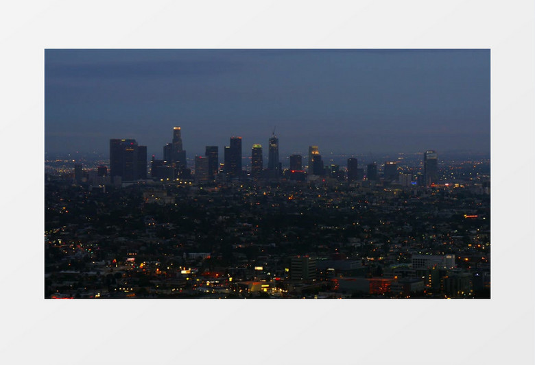 高清实拍城市的美丽夜景实拍视频素材