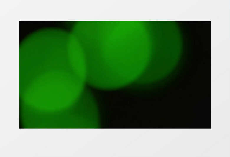 散景模糊绿色的圆移动重叠艺术性效果视频素材