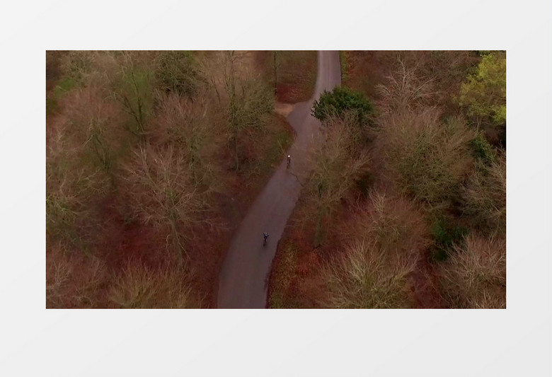 骑行者在户外骑车健身实拍视频