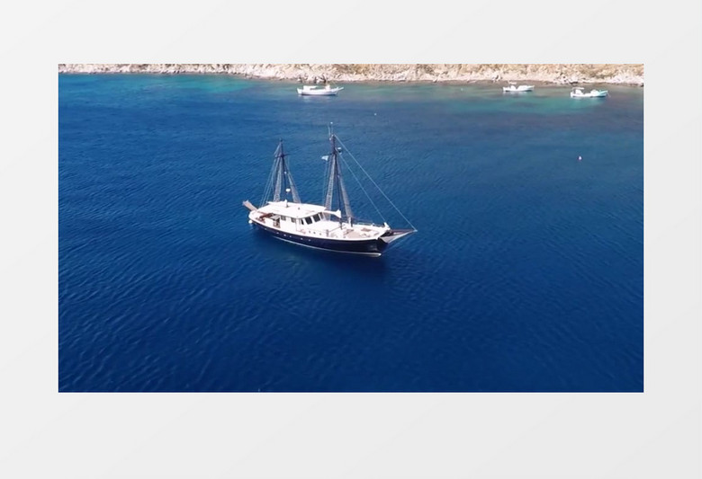  米科诺斯岛海岸线实拍视频