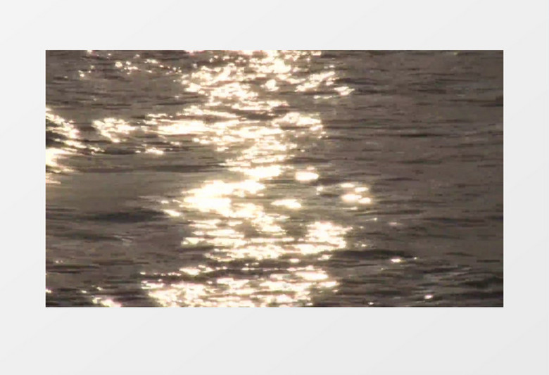 唯美阳光明亮大海海浪实拍视频