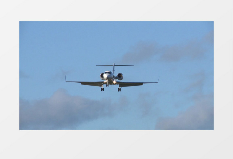 涡轮机喷气式飞机航空飞行实拍视频