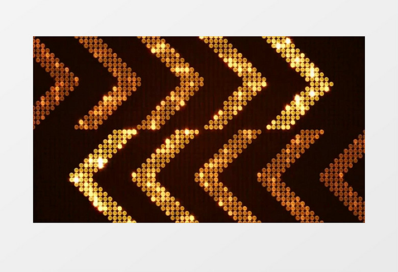 移动黄色箭头动感闪烁视频背景