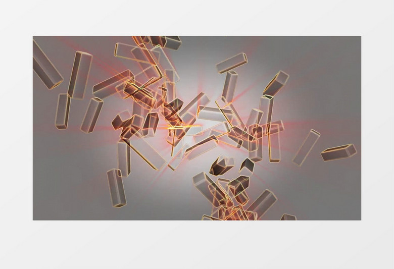 3D棕色的涡流物体超现实主义运动背景视频