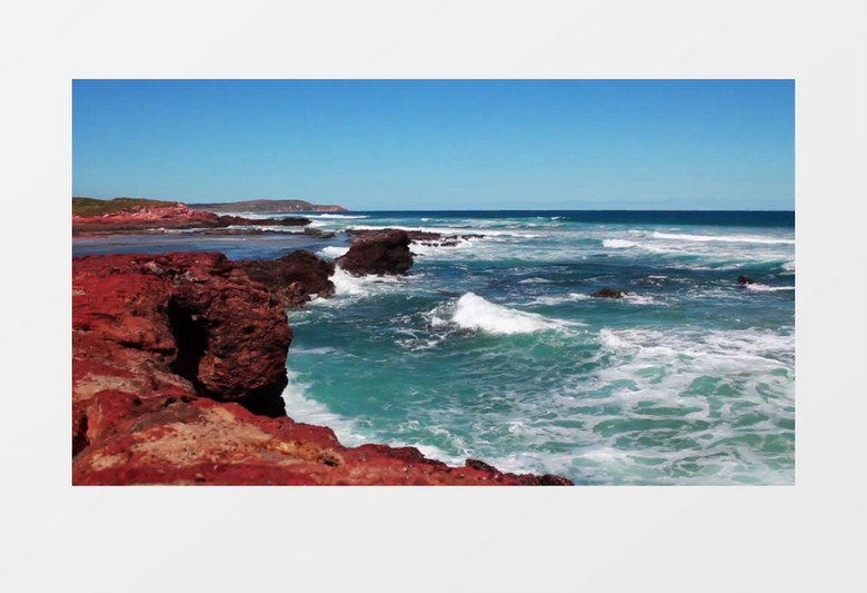  假日澳大利亚企鹅岛海岸线实拍视频