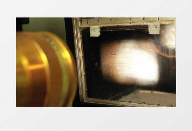 古董放映机投影机实拍视频素材