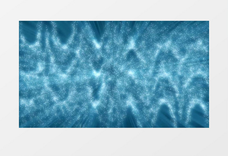 动态颗粒发光蓝色背景MP4视频素材