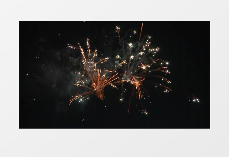 烟花朵朵开梦幻时刻MP4实拍视频素材