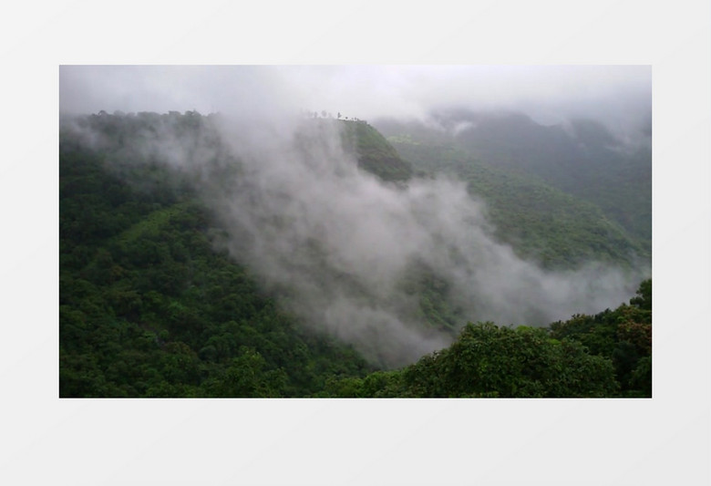 高清近距离拍摄户外山区乡村海拔高的自然景观实拍视频素材