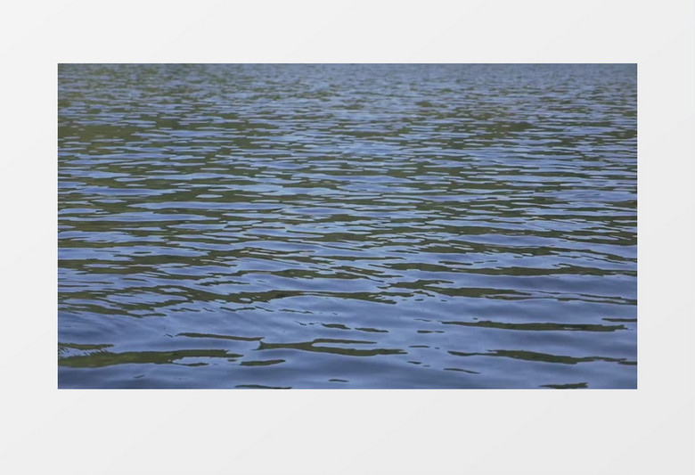 近距离特写慢动作拍摄水库池塘湖泊涟漪波光粼粼实拍视频素材