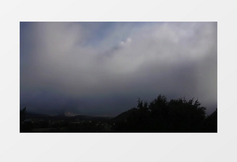 高清拍摄科罗拉多州蓝色的天空实拍视频素材