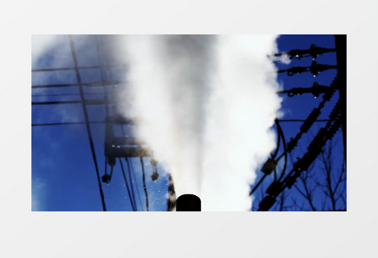 工厂排气实拍视频MP4