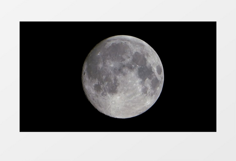 万圣节前夜宇宙空间月球实拍视频素材