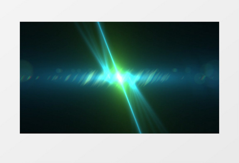 循环的绿色光束视频素材