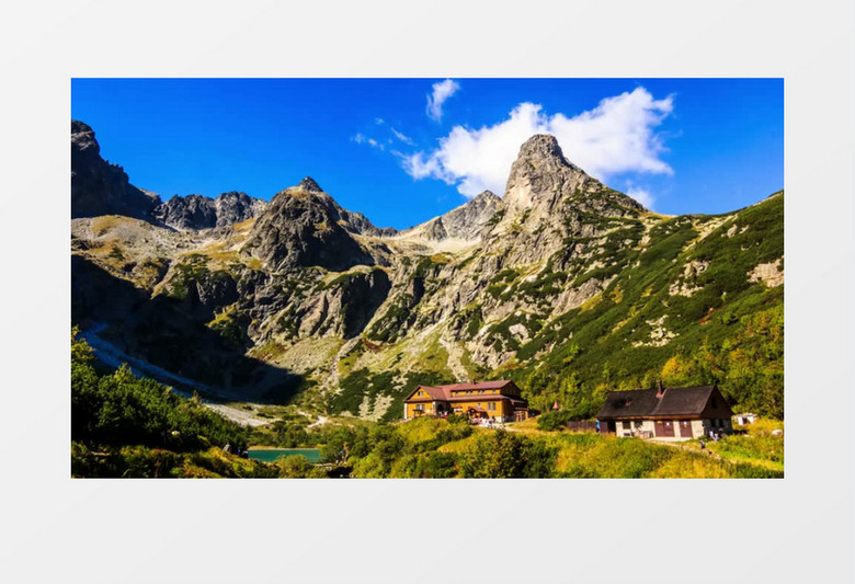 唯美的祖国河山景色实拍视频素材