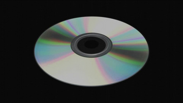 旋转的vcd光碟视频素材