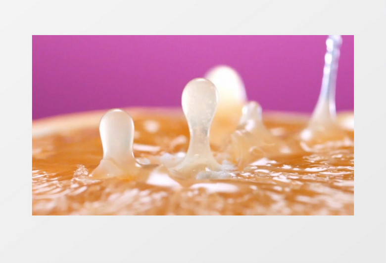 奶油草莓水果沙拉视频素材