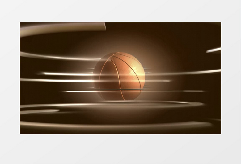 特效动画篮球模型效果视频素材