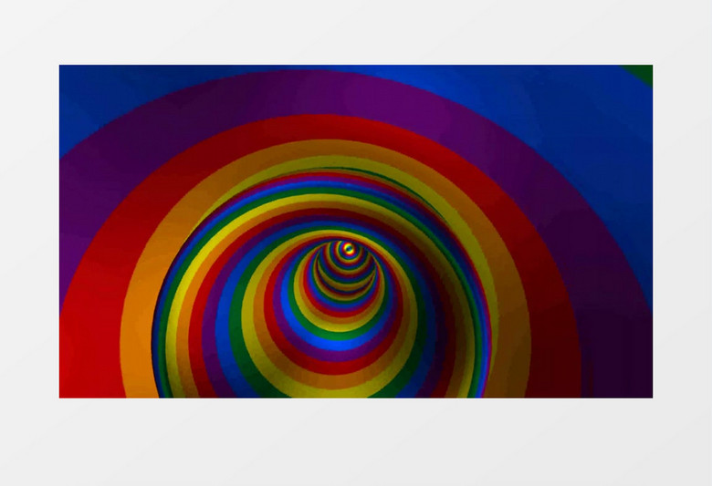 动画抽象彩色旋转圆粒子背景视频素材