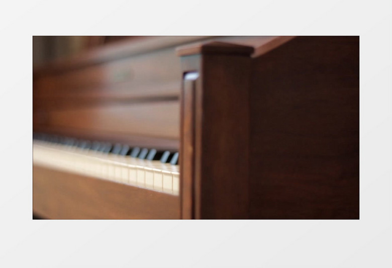 木制钢琴实拍视频MP4