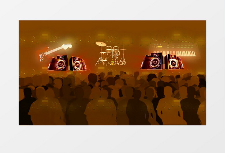 嗨爆音乐会大型活动现场氛围MP4视频素材