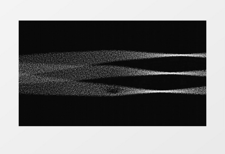 交叉旋转的白色颗粒视频素材