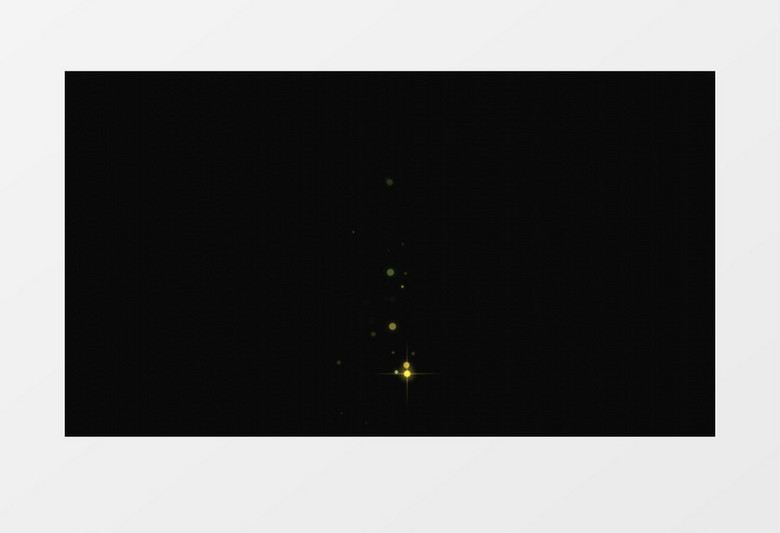 黑暗中出现一片光点星光闪闪温暖明亮视频素材