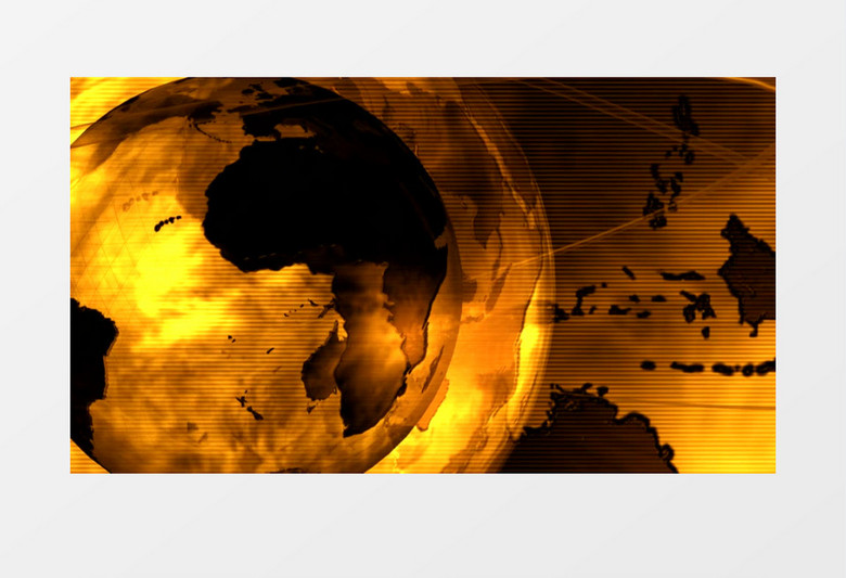 全世界各大洲汇聚球体滚动背景视频