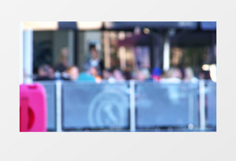 咖啡馆模糊散景实拍视频素材