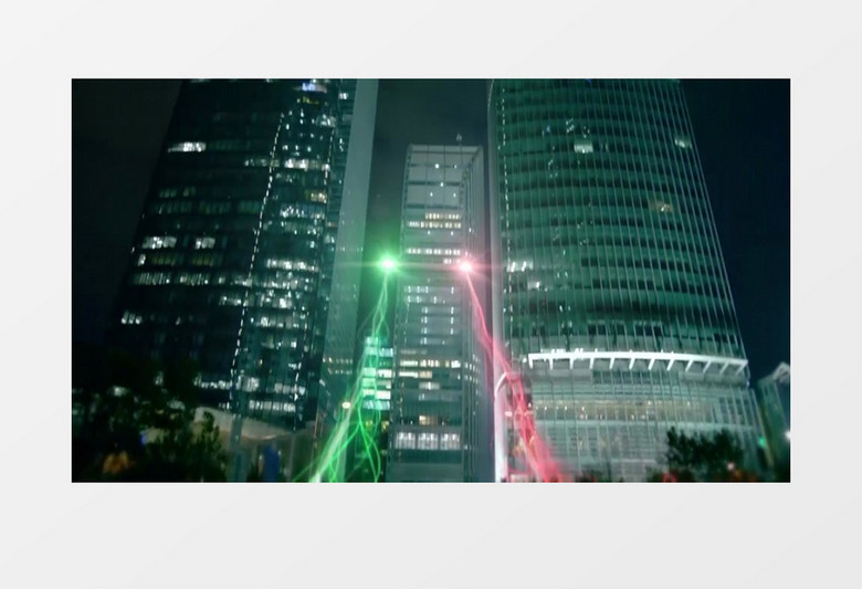1080P光效穿越城市炫酷科技感背景视频