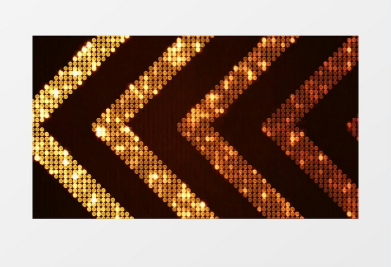 黄色箭头LED背景视频