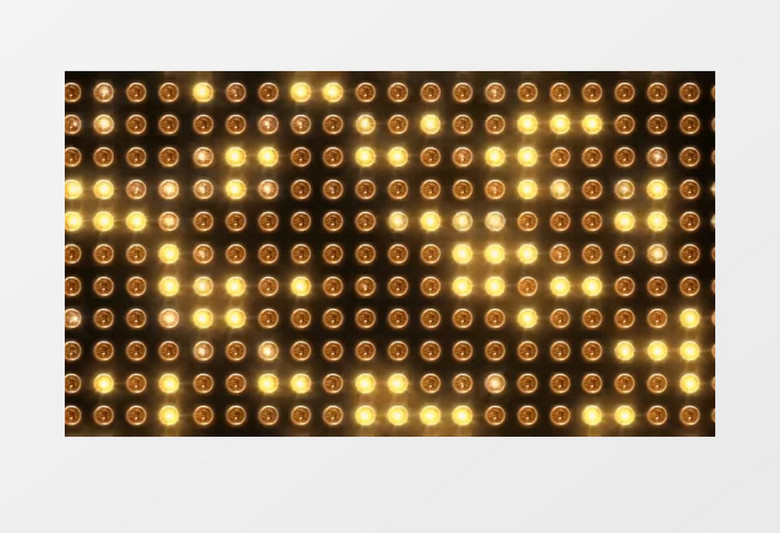 动感黄色圆点闪烁背景视频