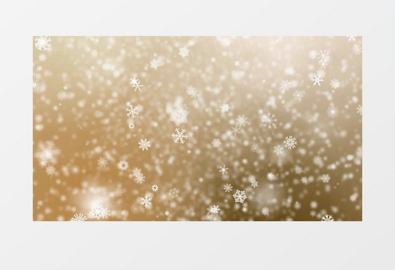 鹅毛般雪花飞絮背景视频素材