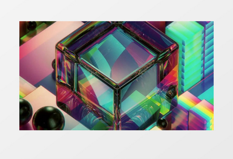 3D酷炫动感背景视频