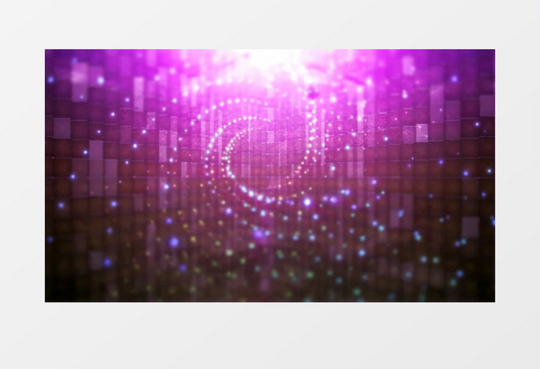 动画动态紫色粒子旋转背景视频素材