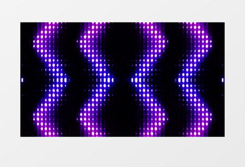 电波形状霓虹闪烁视频背景