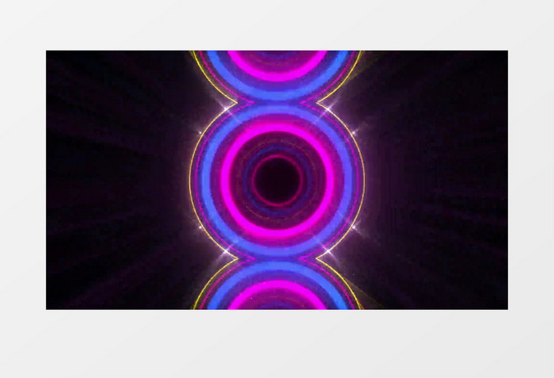 彩色霓虹灯闪烁背景视频